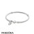 Pandora Jewelry Bracelets Classic Silver Charm Bracelet With Lobster Clasp Official