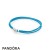 Pandora Jewelry Bracelets Cord Turquoise Fabric Cord Double Braided Leather Bracelets Official