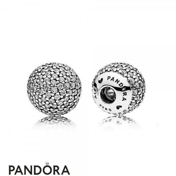 Pandora Jewelry Bracelets Open Bangle Pave Open Bangle Caps Official