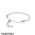 Women's Pandora Jewelry Official Moments Silver Sliding Bracelet Official