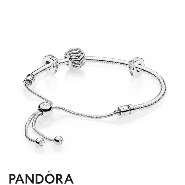 Women's Pandora Jewelry Stylish Wish Bracelet Set Official