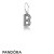Pandora Jewelry Alphabet Symbols Charms Letter B Pendant Charm Clear Cz Official