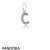 Pandora Jewelry Alphabet Symbols Charms Letter C Pendant Charm Clear Cz Official