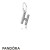 Pandora Jewelry Alphabet Symbols Charms Letter H Pendant Charm Clear Cz Official