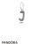 Pandora Jewelry Alphabet Symbols Charms Letter J Pendant Charm Clear Cz Official