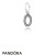 Pandora Jewelry Alphabet Symbols Charms Letter O Pendant Charm Clear Cz Official