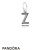 Pandora Jewelry Alphabet Symbols Charms Letter Z Pendant Charm Clear Cz Official