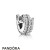 Pandora Jewelry Animals Pets Charms Sparkling Snake Charm Clear Cz Black Crystal Official