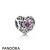 Pandora Jewelry Birthday Charms July Signature Heart Charm Synthetic Ruby Official