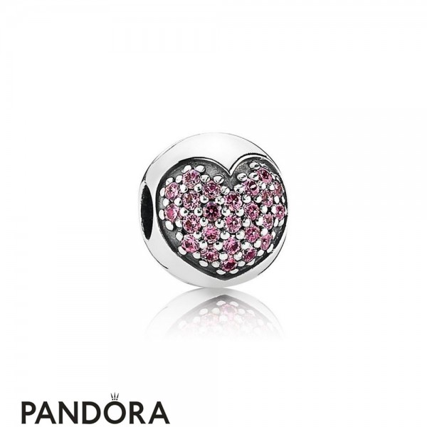 Pandora Jewelry Clips Charms Love Of My Life Clip Fancy Pink Cz Official
