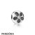 Pandora Jewelry Clips Charms Mystic Floral Clip Clear Cz Black Enamel Official