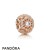 Pandora Jewelry Contemporary Charms Inner Radiance Charm Pandora Jewelry Rose Clear Cz Official