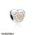 Pandora Jewelry Contemporary Charms Pandora Jewelry Signature Heart Charm Official