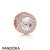 Pandora Jewelry Contemporary Charms Radiant Hearts Charm Pandora Jewelry Rose Clear Cz Official