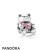 Pandora Jewelry Family Charms It's A Girl Teddy Bear Charm Pink Enamel Official