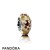 Women's Pandora Jewelry Golden Glass Ladybird Charm Official