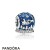 Pandora Jewelry Holidays Charms Christmas Night Charm Midnight Blue Enamel Clear Cz Official
