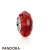 Pandora Jewelry Holidays Charms Christmas Fascinating Red Charm Murano Glass Official