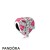 Pandora Jewelry Holidays Charms Christmas Gifts Of Love Magenta Enamel Clear Cz Official