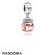 Pandora Jewelry Holidays Charms Christmas Merry Christmas Bauble Translucent Red Enamel Official