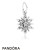 Women's Pandora Jewelry Inspiration Frozen Snowflake Pendant Charm Clear Cz Official