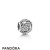 Pandora Jewelry Inspirational Charms Majestic Feathers Clear Cz Official
