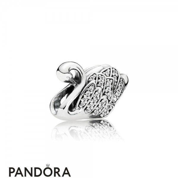 Women's Pandora Jewelry Majestic Swan Charm Official