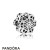 Pandora Jewelry Nature Charms Floral Daisy Lace Clip Official