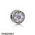 Pandora Jewelry Nature Charms Forget Me Not Charm Purple Clear Cz Official