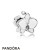 Pandora Jewelry Nature Charms Orchid Charm White Enamel Orchid Cz Official