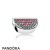 Pandora Jewelry Nature Charms Pave Watermelon Charm Red Green Cz Official