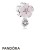 Pandora Jewelry Nature Charms Poetic Blooms Soft Pink Enamel Clear Cz Official