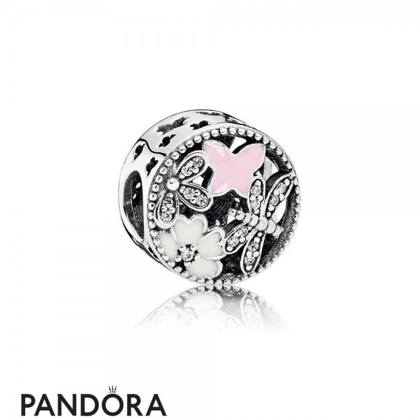 Pandora Jewelry Nature Charms Springtime Charm Mixed Enamels Clear Cz Official