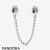 Women's Pandora Jewelry Paved And Beaded Comfort Chain Charm Official