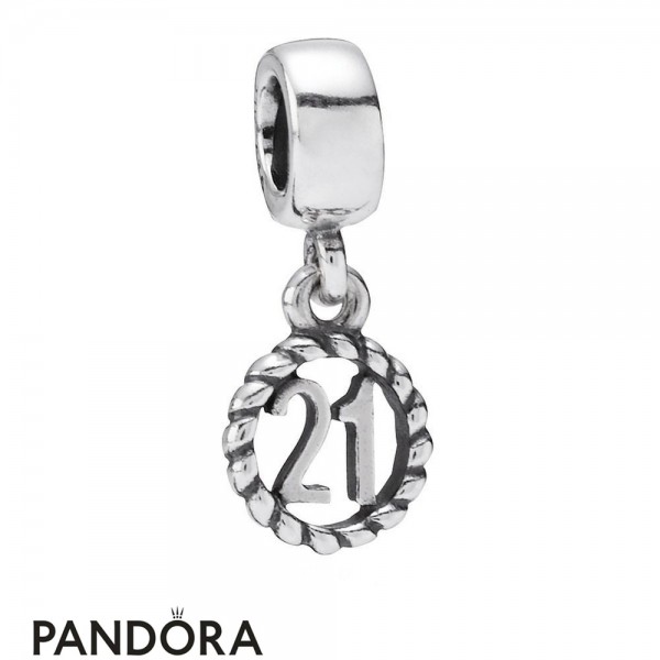 Pandora Jewelry Pendant Charms 21St Birthday Pendant Charm Official