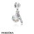Pandora Jewelry Pendant Charms Artist's Palette Pendant Charm Multi Colored Cz Official
