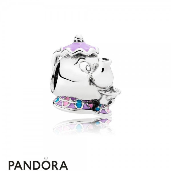 Pandora Jewelry Pendant Charms Disney Mrs Potts Chip Charm Mixed Enamel Official
