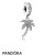 Pandora Jewelry Pendant Charms Sparkling Palm Tree Pendant Charm Clear Cz Official