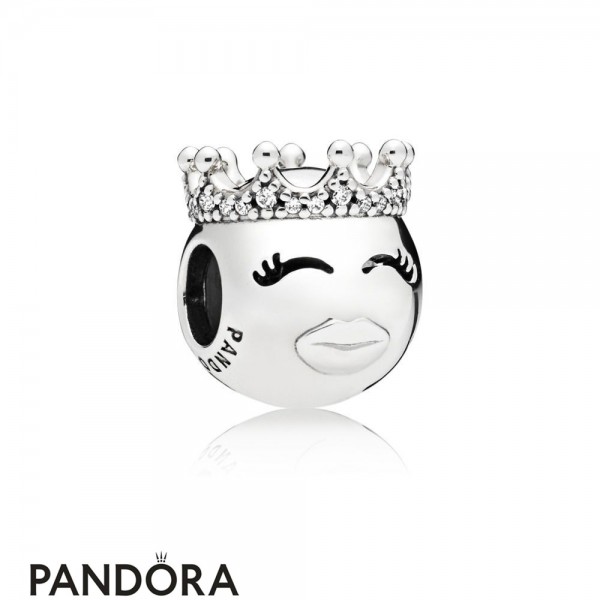 Women's Pandora Jewelry Princess Emoticon Charm Official Official