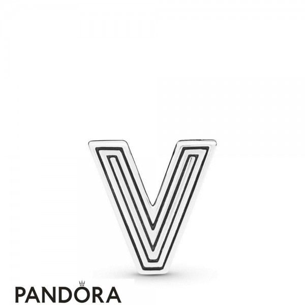 Pandora Jewelry Reflexions Letter V Charm Official