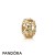 Pandora Jewelry Spacers Charms Lucky In Love Heart Spacer 14K Gold Official