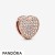 Women's Pandora Jewelry Sparkling Heart Sketch Clip Charm Official