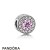 Pandora Jewelry Sparkling Paves Charms Dazzling Floral Charm Multi Colored Cz Official