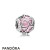 Pandora Jewelry Sparkling Paves Charms Encased In Love Charm Pink Cz Official
