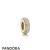 Pandora Jewelry Sparkling Paves Charms Inspiration Within Spacer 14K Gold Cz Official