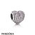 Pandora Jewelry Sparkling Paves Charms Pave Heart Charm Pink Cz Official