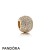 Pandora Jewelry Sparkling Paves Charms Pave Lights Charm Clear Cz 14K Gold Official