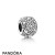 Pandora Jewelry Sparkling Paves Charms Shimmering Droplets Charm Clear Cz Official