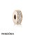 Pandora Jewelry Sparkling Paves Charms Shining Elegance Clip 14K Gold Clear Cz Official