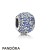 Pandora Jewelry Sparkling Paves Charms Sky Mosaic Pave Charm Mixed Blue Crystals Clear Cz Official